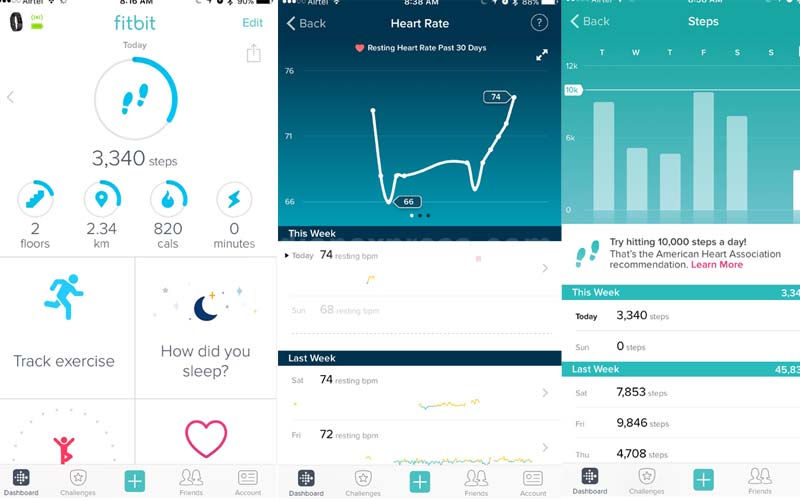 Fitbit charge 2025 2 application