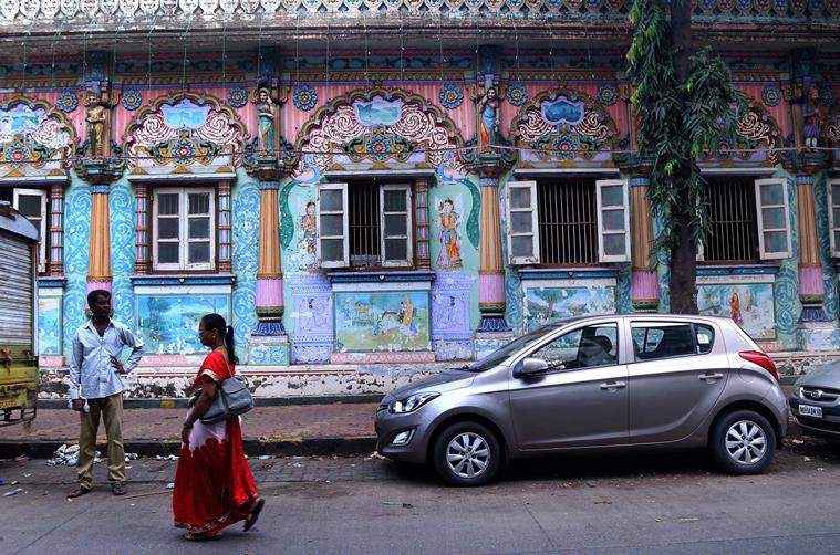 The Shree Suvidhinath Jain Derasa. (Express photo by Nirmal Harindran)