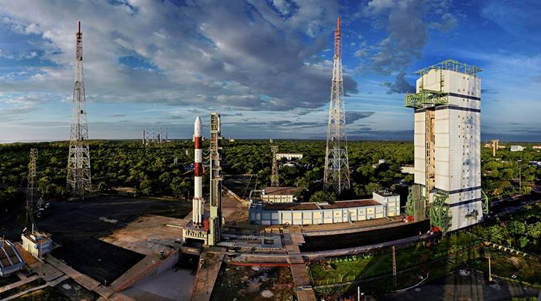 Sriharikota: Indian Space Research Organisation's PSLV-C35 ready to be launch on Saturday with SCATSAT-1 and seven other satellites from Sriharikota on Monday. PTI Photo/ISRO(PTI9_24_2016_000099a) *** Local Caption ***