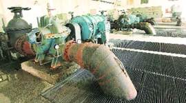 chandigarh, chandigarh news, chandigarh kajauli waterworks, chandigarh kajauli waterworks leakage sirhind road, chandigarh sirhind road, kajauli waterworks leakage, indian express, india news