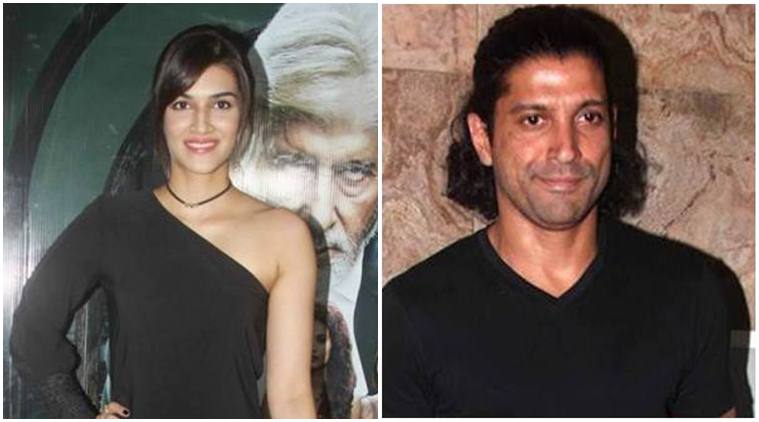 Kriti Sanon, Kriti Sanon actress, farhan akhtar, Kriti Sanon farhan akhtar, Kriti Sanon farhan, Kriti Sanon news, Kriti Sanon movies, entertainment news, indian express, indian express news