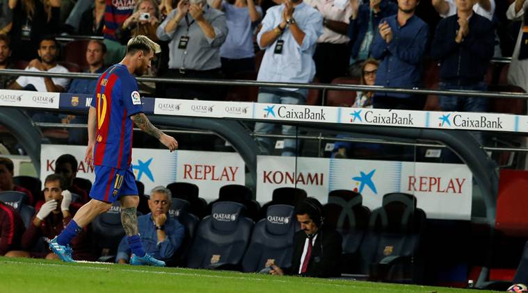 Football Soccer - Barcelona v Atletico Madrid - Spanish La Liga Santander - Camp Nou stadium