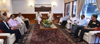 uri, uri attack, rajnath singh, narendra modi, manohar parrikar, arun jaitley, high level meeting, uri attack meeting, uri attack response
