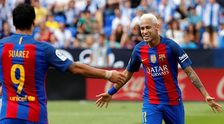 Football Soccer - Spanish Liga Santander - Leganes v Barcelona