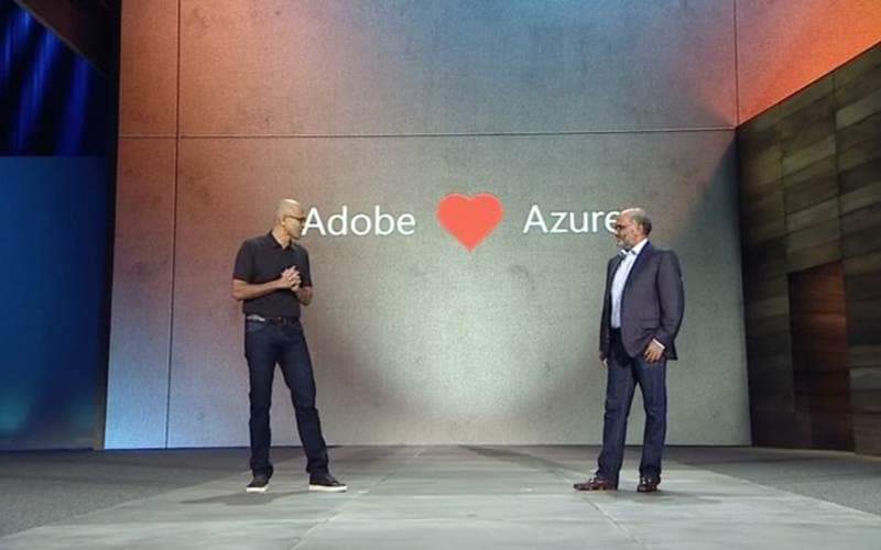 microsoft, adobe, microsoft adobe cloud collaboration, microsoft ignite, ms ignite, microsoft ignite, ms ignite conference, satya nadella, shantanu narayen, tech news, technology