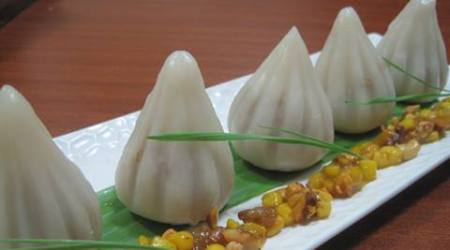 Dry fruit modaks, new recipes for modaks, recipes for Ganesh Chaturthi, Zaffrani Modaks