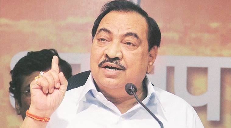 eknath khadse, bjp leader, senior bjp leader, maharashtra bjp, maharashtra cabinet, maharashtra government, indian express