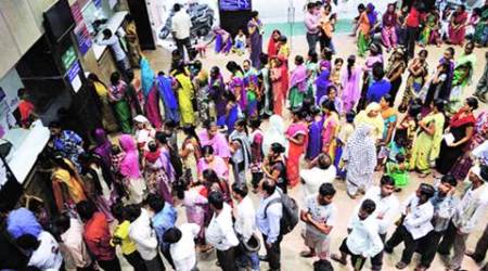 Andhra Pradesh hospital, wife drags husband, ailing husband hospital, Andhra Pradesh news, India news, latest news, indian express