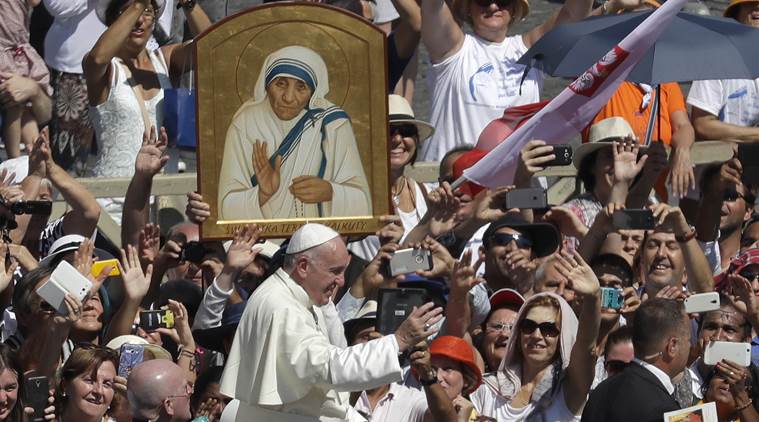 Mother Teresa, Mother Teresa canonisation, Pope Francis, Vatican City, sainthood, India, Kolkata, missionary, Mother Teresa news, India news, indian express
