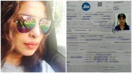 Priyanka Chopra, Reliance Jio, Priyanka Chopra Reliance Jio, Priyanka Chopra Reliance Jio form, Priyanka Chopra reliance jio application form, reliance jio sim, priyanka buy jio sim, priyanka gets reliance jio sim, indian express, indian express news