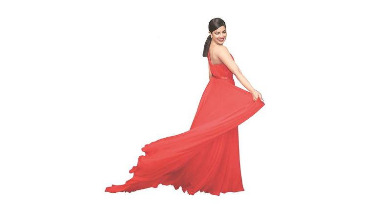 priyanka chopra red tom ford dress Priyanka Chopra Jonas' beachside wardrobe had it all, from ruched minidresses to striped bikinis