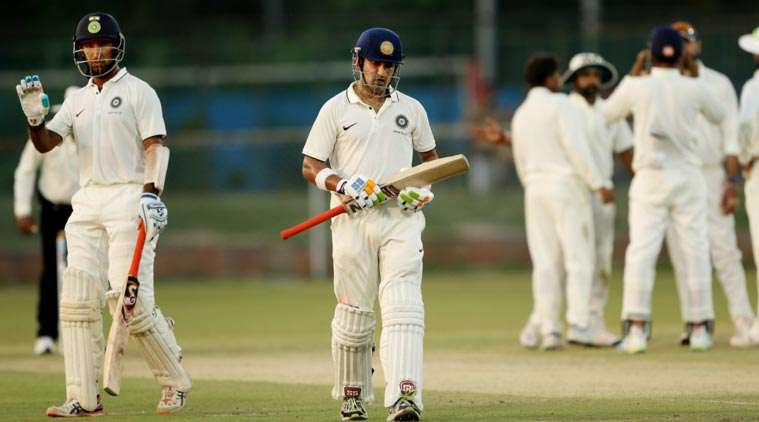 Duleep Trophy 2016 Final Cheteshwar Pujara Hits A Purple - 