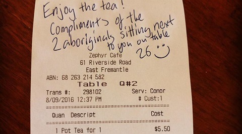 racism, man's response to racism, man's facebook post on racism, facebook post on racism, man's generous response to racists, man buys tea for racists, #blacklivesmatter, black lives matter, indian express, indian express news