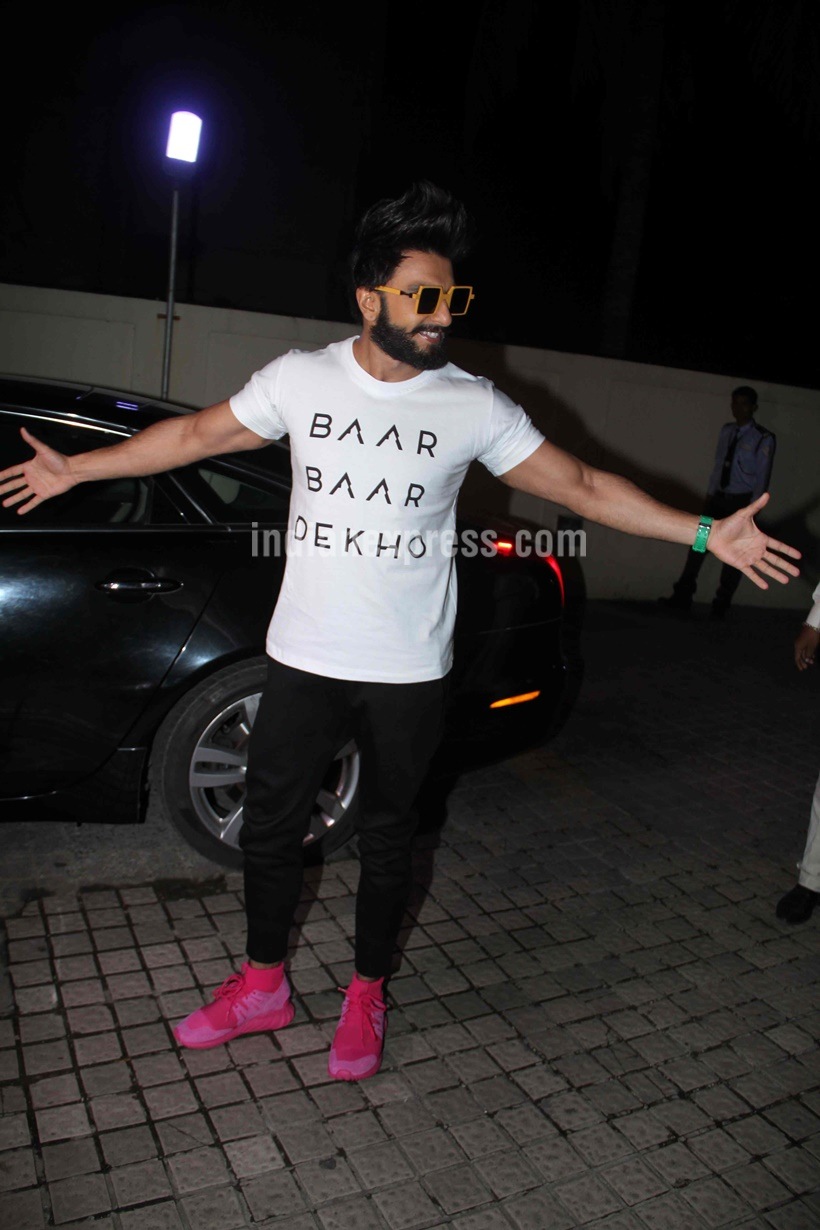 Baar Baar Dekho, Baar Baar Dekho screening, Katrina Kaif, sidharth Malhotra, Sonakshi Sinha, Ranveer Singh, Harshvardhan Kapoor, mandana karimi, sayani gupta, Entertainment