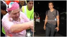 Rishi kapoor, Rishi Kapoor slaps journalist, Rishi Kapoor Slaps Media, Rishi Kapoor misbehaves with media, Rishi kapoor Misbehaves with Journalist, Rishi kapoor hits journalist, Rishi Kapoor news, Sonu Sood, Ganpati Visarjan, Ganesh Visarjan, Rishi kapoor Ganpati visarjan, Rishi Kapoor Ganpati Visarjan video, Entertainment, Indian express, indian express news