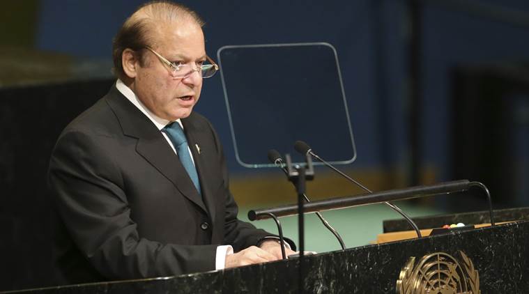 UNGA, Nawaz Sharif, Nawaz Sharif at UNGA, Sharif at UNGA, Sharif speech at UNGA, MEA, MEA twitter, Vikas Swarup, India news, UN news, latest news, Indian express