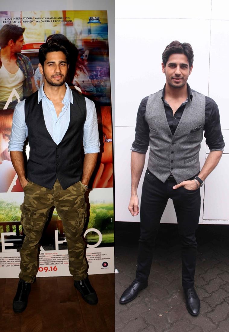 siddharth malhotra black shirt