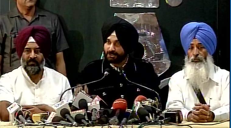 Navjot Singh Sidhu, Sidhu, cricketer sidhu, Punjab elections, arvind kejriwal, AAP, Sanjay Singh, India news, indian express