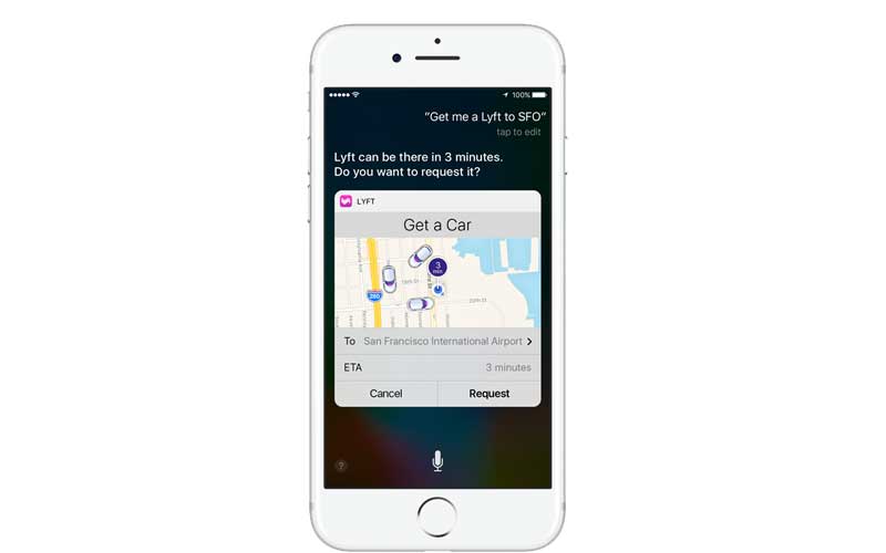 Apple, Apple iOS 10, iOS 10 Siri, iOS 10 Siri new features, Siri order Uber, WhatsApp via Siri, Use Siri to book Uber in India, Siri Uber booking, Siri Zomato