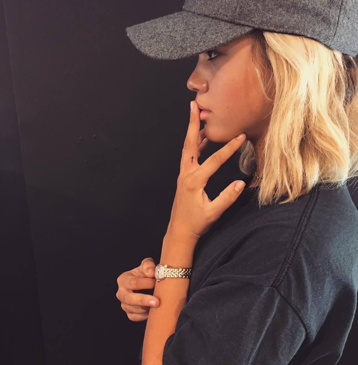 Sofia Richie spruces up her tattoos for the New Year while on New York  vacation  Daily Mail Online