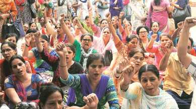 Delhi University, du.ac.in, du teachers, DU admissions, du jobs, DUTA, DU teachers protest, delhi university courses, du professors, professor jobs, education news, indian express, DU news, Delhi university news, Delhi news