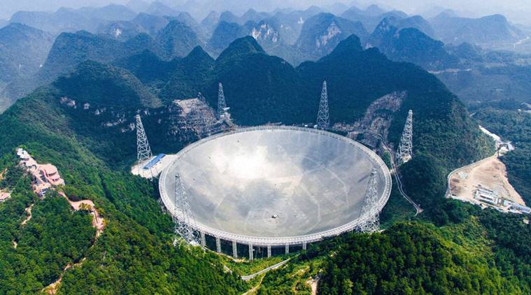 Telescope, World's largest telescope, largest telescope, China largest telescope, radio telescope, extraterrestrial life, extraterrestrial, Aperture Spherical Telescope, radio telescope china, telescope china, technology, tech news, World news