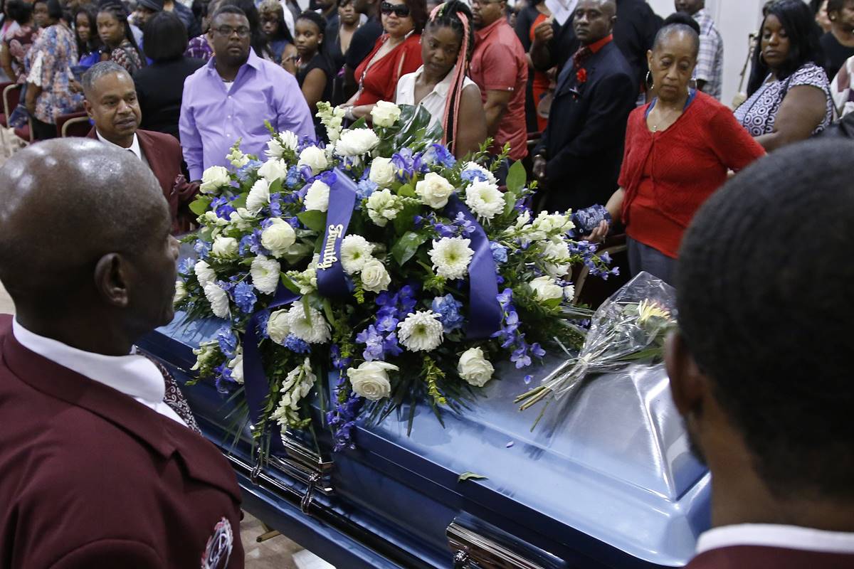 Funeral Underway For Unarmed Man Shot By Tulsa Officer World News The Indian Express
