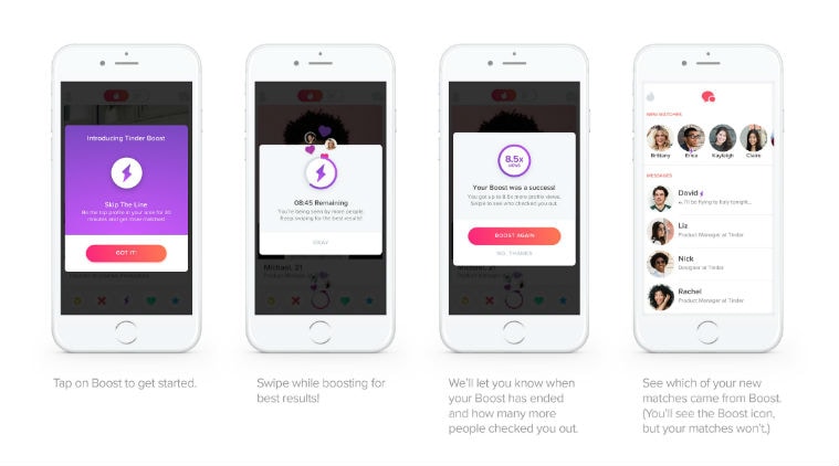 Tinder, Tinder boost, Tinder boost feature, boost feature tinder, boost on tinder, india, tinder india, tinder features, tinder new features, technology news, indian express