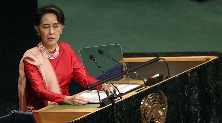 UNGA: Aung San Suu Kyi makes first UN speech as Myanmar leader | World ...