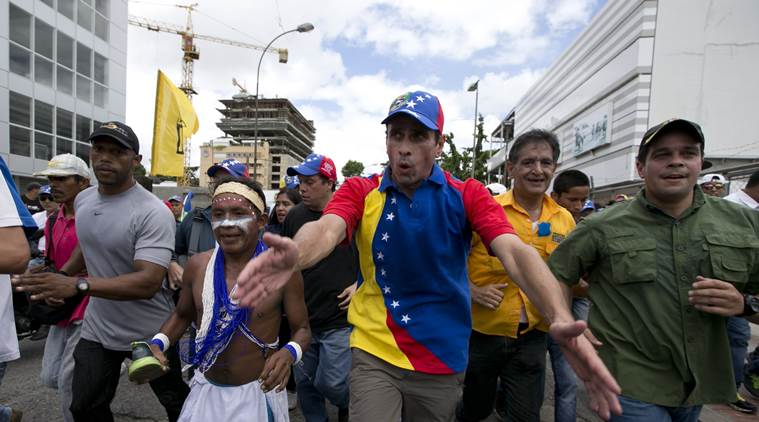 Venezuela’s opposition leader says blocked at airport by armed gang ...