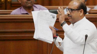 Leader of opposition in Delhi Assembly Vijender Gupta. (File)