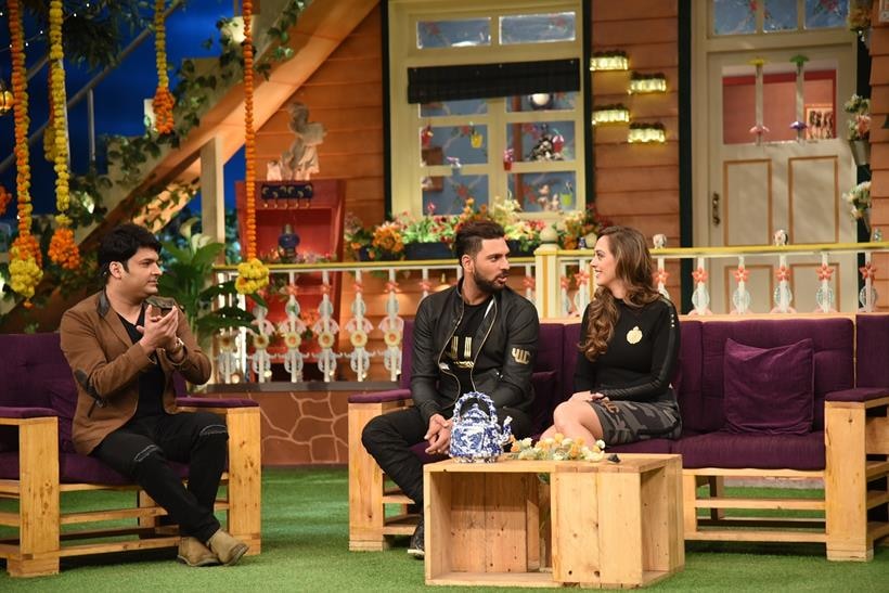 YUVRAAJ SINGH, COMEDY NIGHTS WITH KAPIL, Sumona Chakravarti , yuvraaj singh latest news, yuvraj singh latest updates, hazel keech, entertainment news, indian express, indian express news