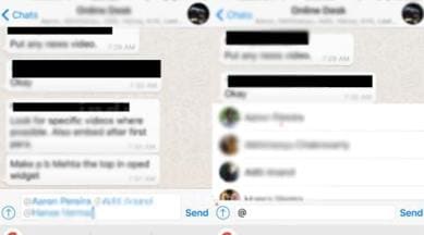 WhatsApp, WhatsApp Mentions, WhatsApp tag people, WhatsApp people tagging, WhatsApp tag someone, WhatsApp Group Chat mention, WhatsApp mentions for Groups chat