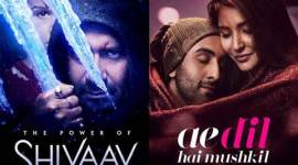 ae-dil-vs-shivaay-480 ae dil hai mushkil, ae dil hai mushkil pakistan ban, ae dil hai mushkil banned, ae dil hai mushkil shivaay pakistan release, ae dil hai mushkil shivaay pak ban, ae dil hai mushkil shivaay pakistan banned, Sindh Board of Film Censors, Pakistan Film Exhibitors and Distributors Association, Indian Motion Pictures Producers' Association, pakistani actors, fawad khan ban, fawad bollywood ban, uri attacks, mns controversy, mns bans pakistani actors, pakistani actors, bollywood ban, entertainment updates, bollywood upcoming films, diwali release, ae dil hai mushkil shivaay clash, indian express, indian express news