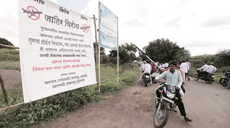 purandar airport, india news, indian express,