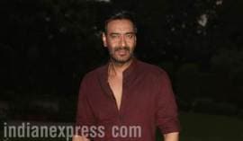 ajay devgn, baadshaho, ajay devgn mother, ajay devgn films, emraan hashmi, esha gupta, ileana d'cruz, baadshaho set, indian express, indian express news, entertainment news
