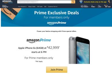 Apple Iphone 6s 64gb At Rs 42 999 For Amazon Prime Users Here S How Technology News The Indian Express