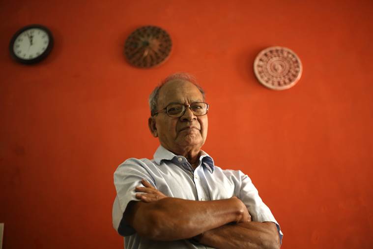 Anand at his Delhi residence. (Source: Express photo by Tashi Tobgyal)