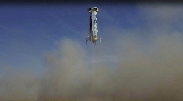 Blue Origin successfully tests escape system, lands rocket | Technology ...