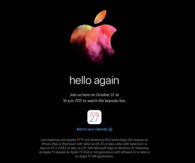 Apple, Apple October 27 event, Apple MacBook event, Apple Mac event, Apple Macs launch, Apple MacBook 2016 launch, Apple MacBook launch, Apple MacBook launch India, Apple new MacBooks