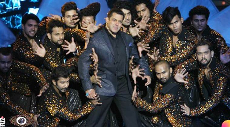 Salman Khan dances on BB 10 stage on Day 1 (The Indian Express)