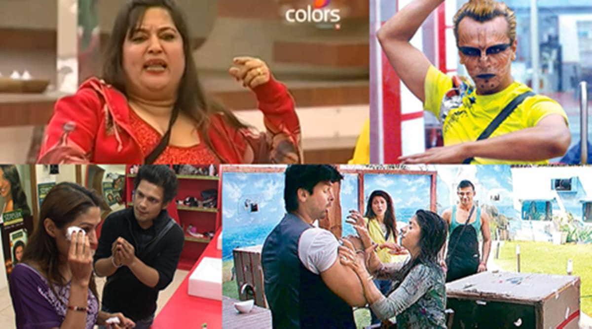 Image result for fight in bigg boss