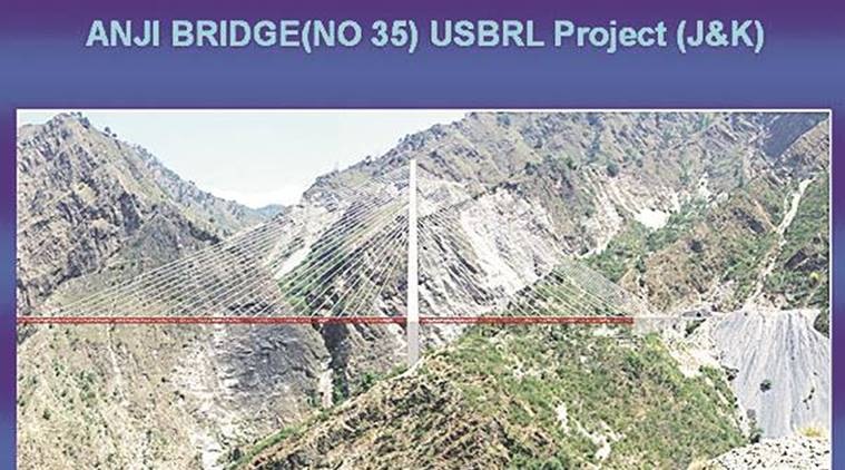 kashmir rail bridge, kashmir bridge, cable stayed rail bridge, rail bridge, kashmir bridge, news, India news, national news, Kashmir news, national news