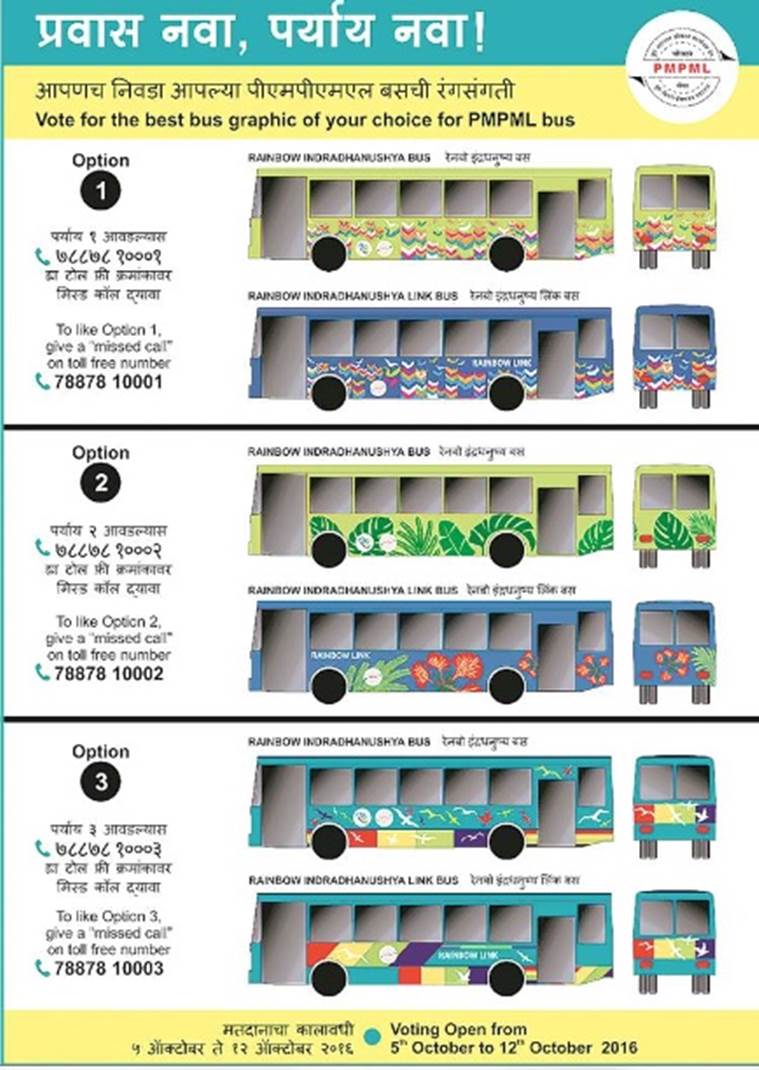 PMPML, pune, pune bus colour, PMPML bus colour, pune bus colour change, pune news, indian express news