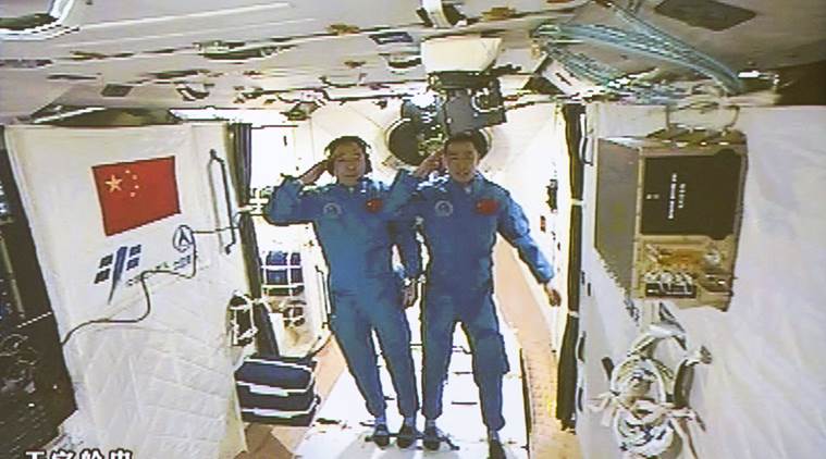 china, china space mission, china space station, china Shenzhou 11, Shenzhou 11 china, china spacecraft, china space man mission, china launches longest man mission, latest news, latest science news, indian express news