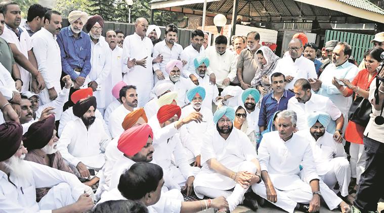 Captain Amarinder Singh, Parkash singh badal, punjab congress legislators, Punjab state government, Punjab, punjab news, Indian express news