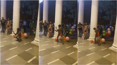 boy dancing, cp kid dancing, balloon seller dancing, cp street kid dancing, cp kid vendor dancing, viral videos, trending videos, latest news, delhi news, indian express