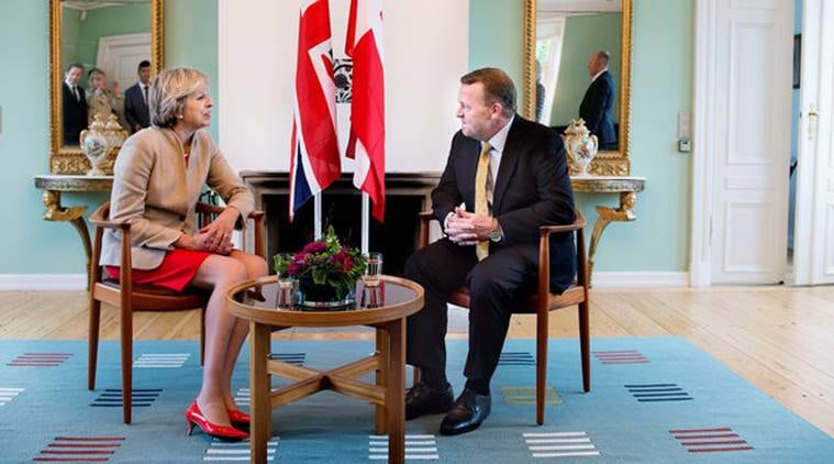 Theresa May, Danish PM, Lars Lokke Rasmussen, Danish prime minister, brexit, european union referndum, european union, european union exit, world news
