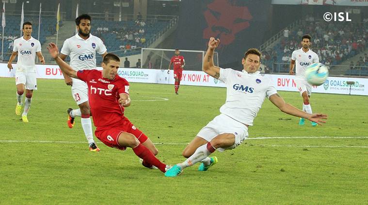 Delhi Dynamos vs NorthEast United FC, NorthEast United FC vs Delhi Dynamos, Kean Lewis, Emiliano Alfaro, ISL 2016, Indian Super League, Football news, Football