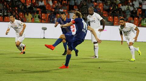 isl, indian super league, mumbai city fc, north east united, mumbai, north east, diego forlan, forlan, isl score, isl result, isl table, mumbai city table, football news, sports news